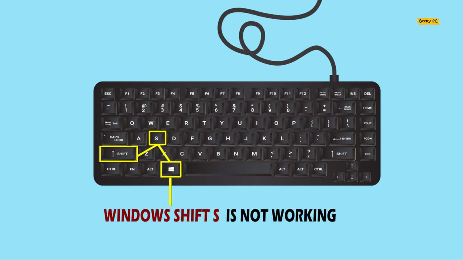 Windows Shift S Is Not Working