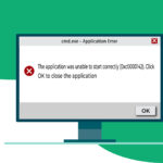 Application Error 0xc0000142