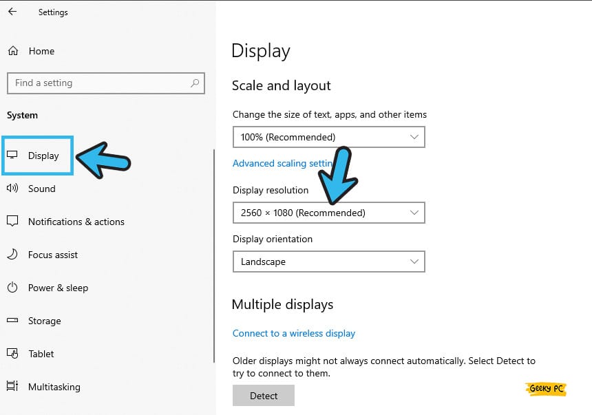 Change Display Resolution