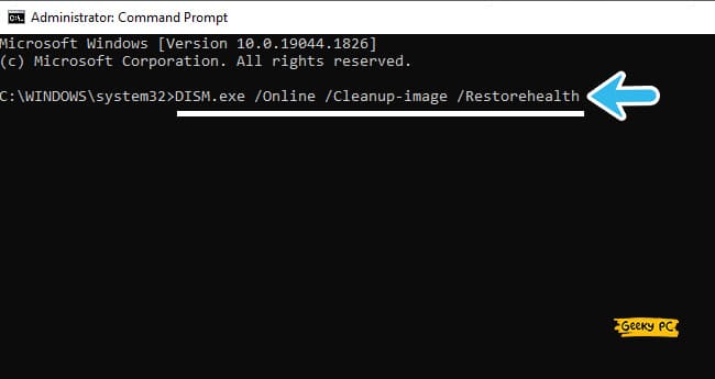 DISM.exe Online Cleanup-image Restorehealth