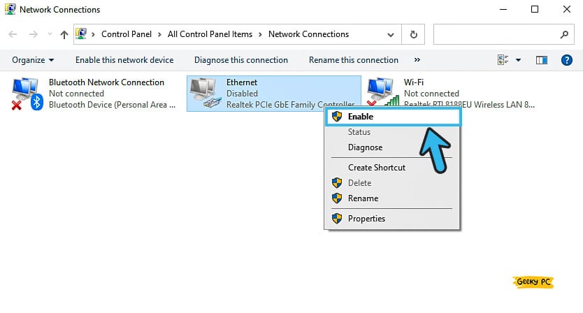 Ethernet Enable