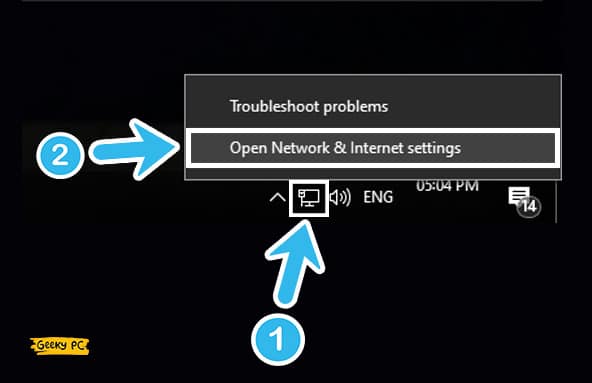 Network & Internet settings