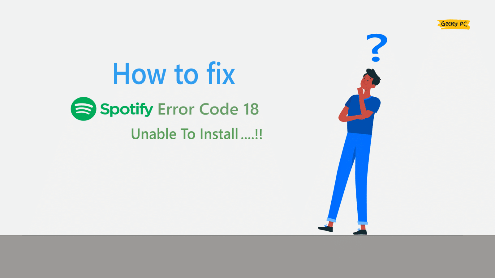 Spotify Error Code 18