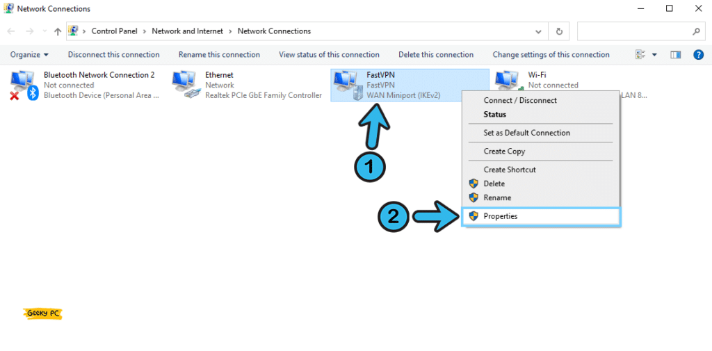 VPN Properties