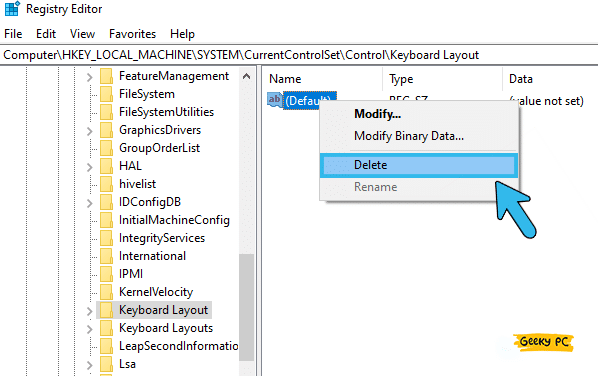 scancode map registry entry